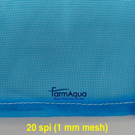 20 mesh (1 mm) blue polyethylene, 0.9 m x 30 m roll