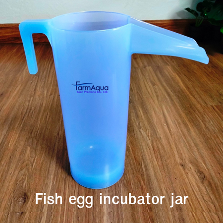 Fish egg incubator jar, polypropylene, 2.7 liter