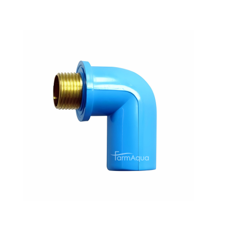 PVC Brass Valve Elbow 90 ํ
